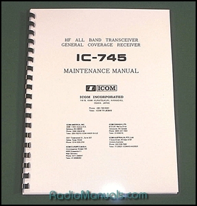 Icom IC-745 Service manual